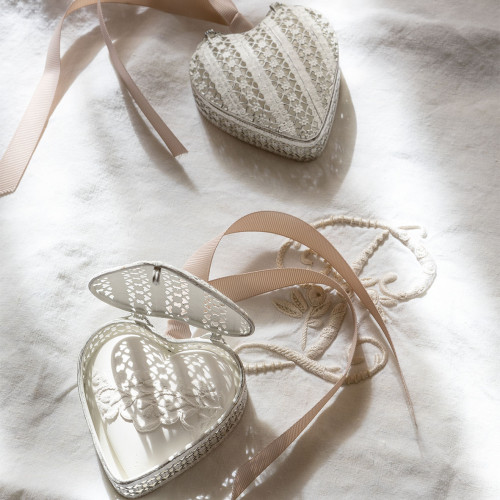 Heart Box and Scented Decoration - Fleur de Mandarine