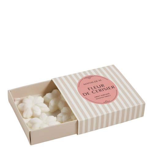 Coffret de 4 decorados fundentes en cera perfumada - Fleur de Cerisier