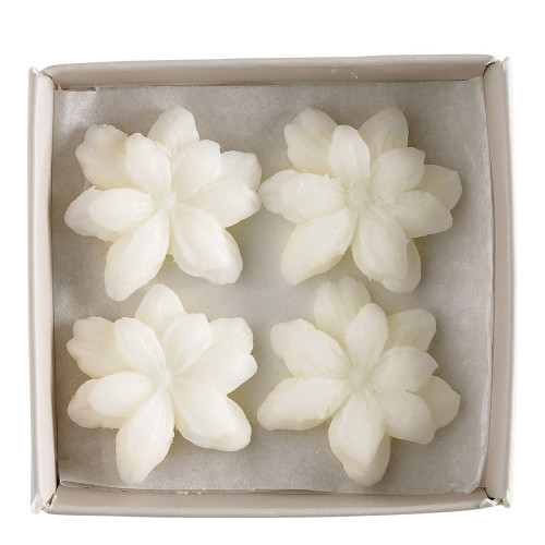 Coffret de 4 décors fondants en cire parfumée - Fleur de Cerisier