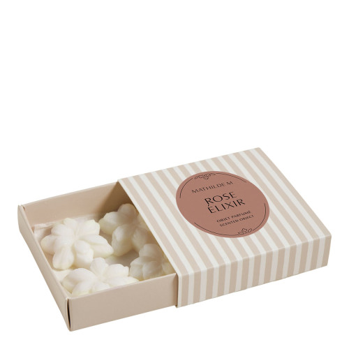 Coffret di 4 décors fondenti in cera profumata - Rose Élixir