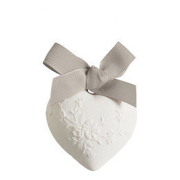 Décor profumato Cuore Ricamato - Fleur de Coton