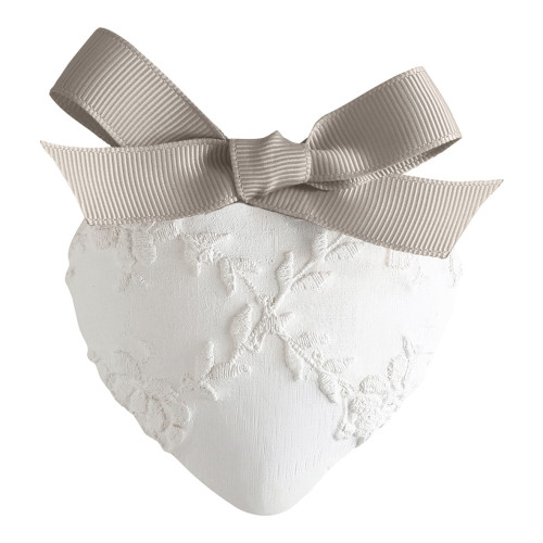Décor profumato Cuore Ricamato - Fleur de Coton