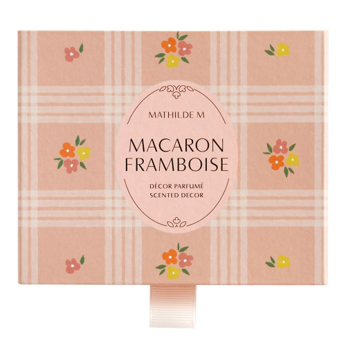 Décor parfumé et concentré de parfum Gourmandises d'Été - Macaron Framboise