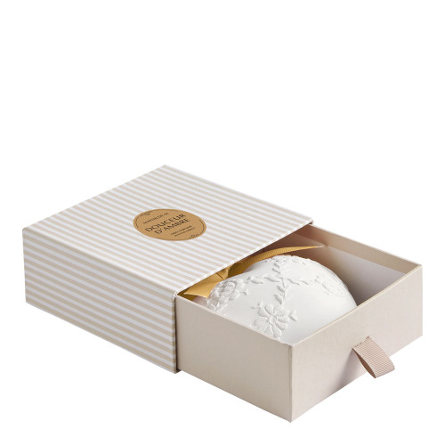 Décor parfumé Grand Cœur brodé - Douceur d'Ambre