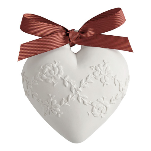 Scented Decoration Large Embroidered Heart - Fruits des Bois