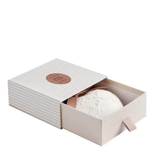 Décor parfumé Grand Cœur brodé - Rose Élixir