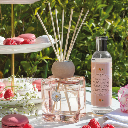 Home Fragrance Gourmandises d'Été 90 ml - Macaron Framboise