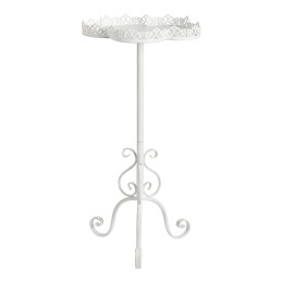 Plato con pie en metal - 32 x 67 cm