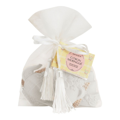 Pochon de 3 décors parfumés Gourmandises d'Été - Citron Meringué