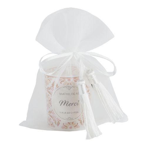 Scented candle Merci 70 g - Fleur de Coton