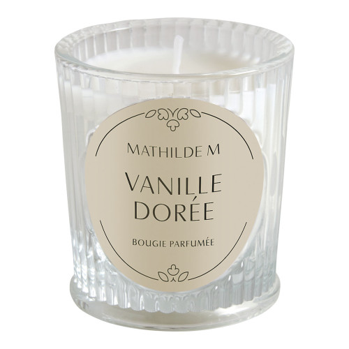 Coffret parfum d'ambiance et bougie parfumée Trésor de Fleurs - Vanille Dorée