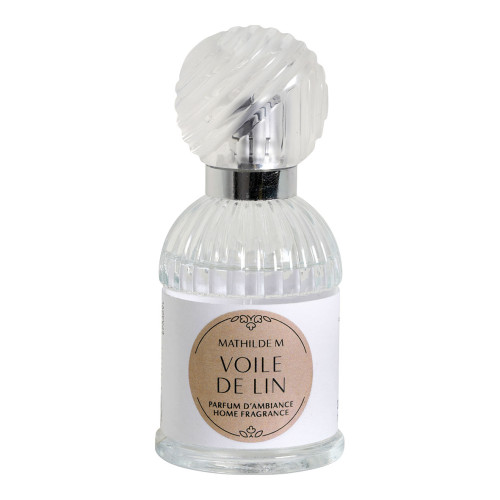 Coffret parfum d'ambiance et bougie parfumée Trésor de Fleurs - Voile de Lin