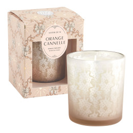 Rubans de Fête Scented Candle 160 g - Orange Cannelle