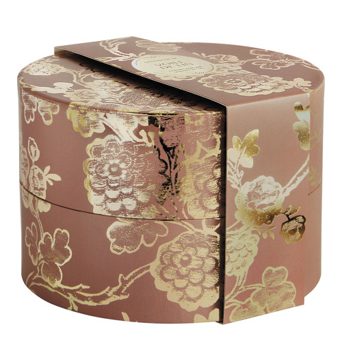 Cofanetto con diffusore di profumo con fiocco e candela profumata Trésor de Fleurs - Voile de Lin