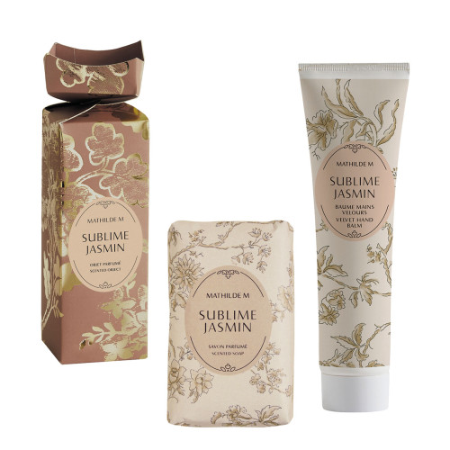 Estuche de bálsamo de manos y jabón Trésor de Fleurs - Sublime Jasmin