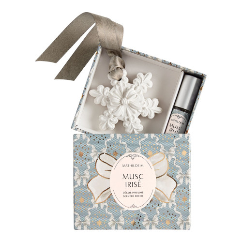 Décor parfumé et concentré de parfum Rubans de Fête - Musc Irisé