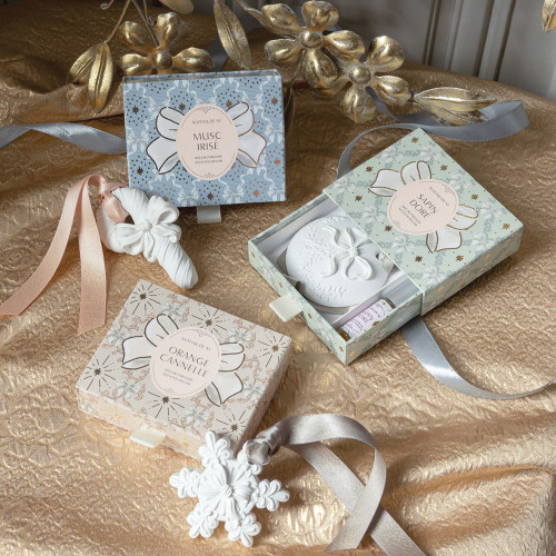Décor parfumé et concentré de parfum Rubans de Fête - Musc Irisé