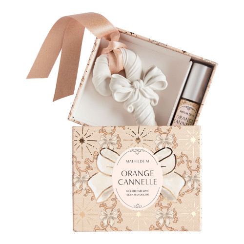 Décor parfumé et concentré de parfum Rubans de Fête - Orange Cannelle