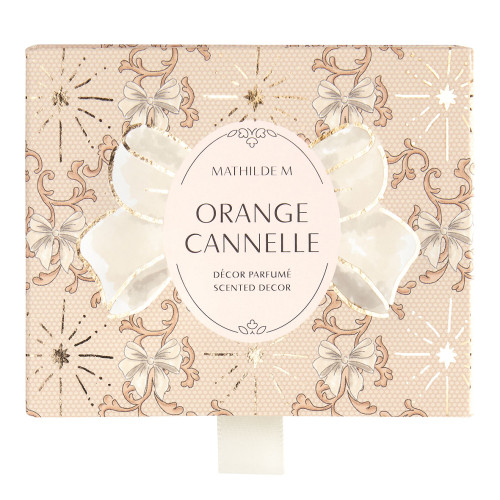 Décor parfumé et concentré de parfum Rubans de Fête - Orange Cannelle