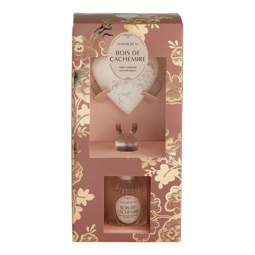Coffret diffuseur de parfum et décor parfumé Trésor de Fleurs - Bois de Cachemire