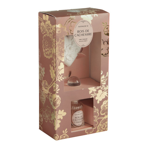 Trésor de Fleurs fragrance diffuser and scented ornament gift set - Bois de Cachemire