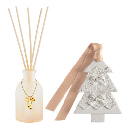 Coffret diffuseur de parfum Rubans de Fête - Orange Cannelle