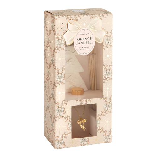 Coffret diffuseur de parfum Rubans de Fête - Orange Cannelle