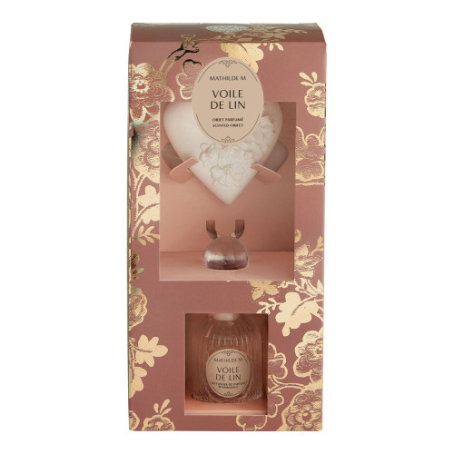 Cofanetto con diffusore di profumo e decorazione profumata Trésor de Fleurs - Voile de Lin