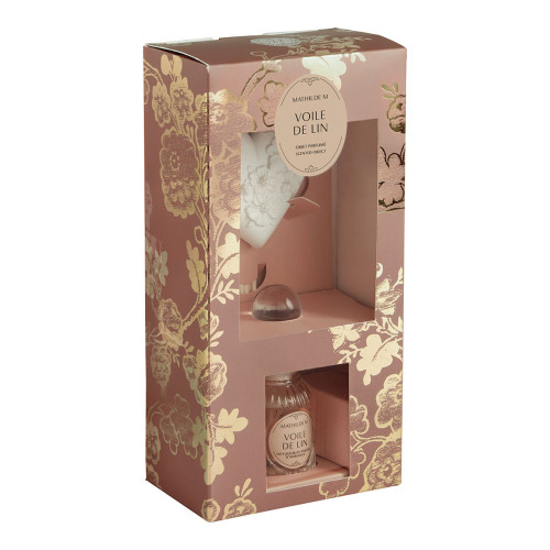 Estuche de difusor de perfume y adorno perfumado Trésor de Fleurs - Voile de Lin