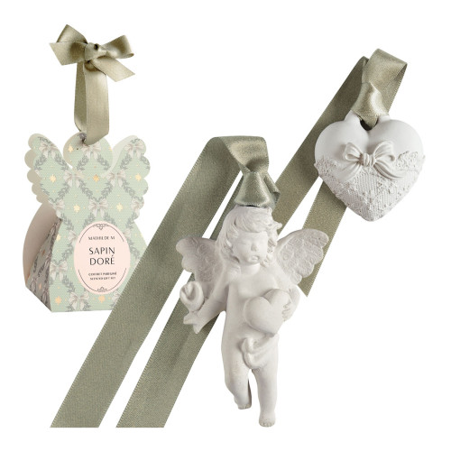 Coffret Surprises parfumées Ange Rubans de Fête - Sapin Doré