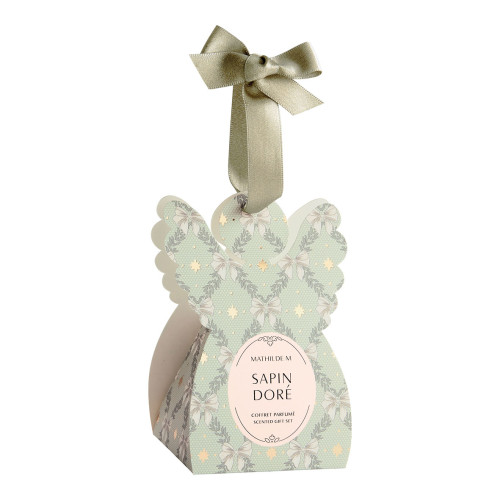 Coffret Surprises parfumées Ange Rubans de Fête - Sapin Doré