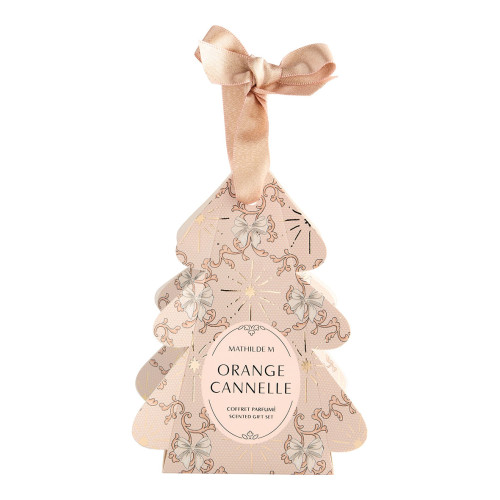 Coffret Surprises parfumées Sapin Rubans de Fête - Orange Cannelle