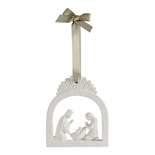 Rubans de Fête Scented Christmas Nativity Scene - Sapin Doré
