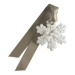 Décor parfumé Flocon Rubans de Fête - Musc Irisé