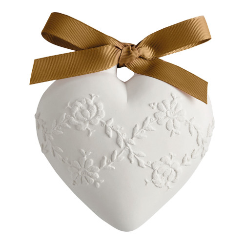 Adorno perfumado Corazón grande bordado - Cèdre Éternel