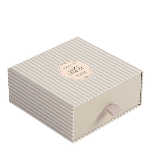 Décor parfumé Grand Cœur brodé - Cèdre Éternel