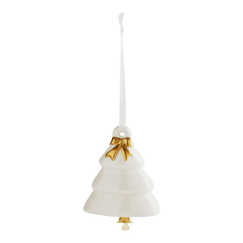 Set of 3 hanging ceramic Christmas ornaments
