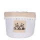 Set de 3 panières Oursons amoureux