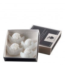 Boîte de 4 décors fondants parfumés Ange - Poudre de Riz