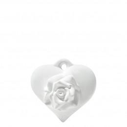Decoração perfumada Coração Rosa - Rosa Elegante