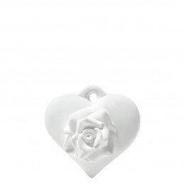 Decoração perfumada Coração Rosa - Rosa Elegante