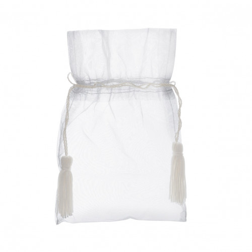 Bolsa de organza con cordón