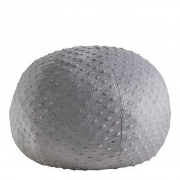 Pouf Suavidade plumetis cinza