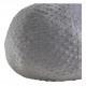 Pouf Suavidade plumetis cinza