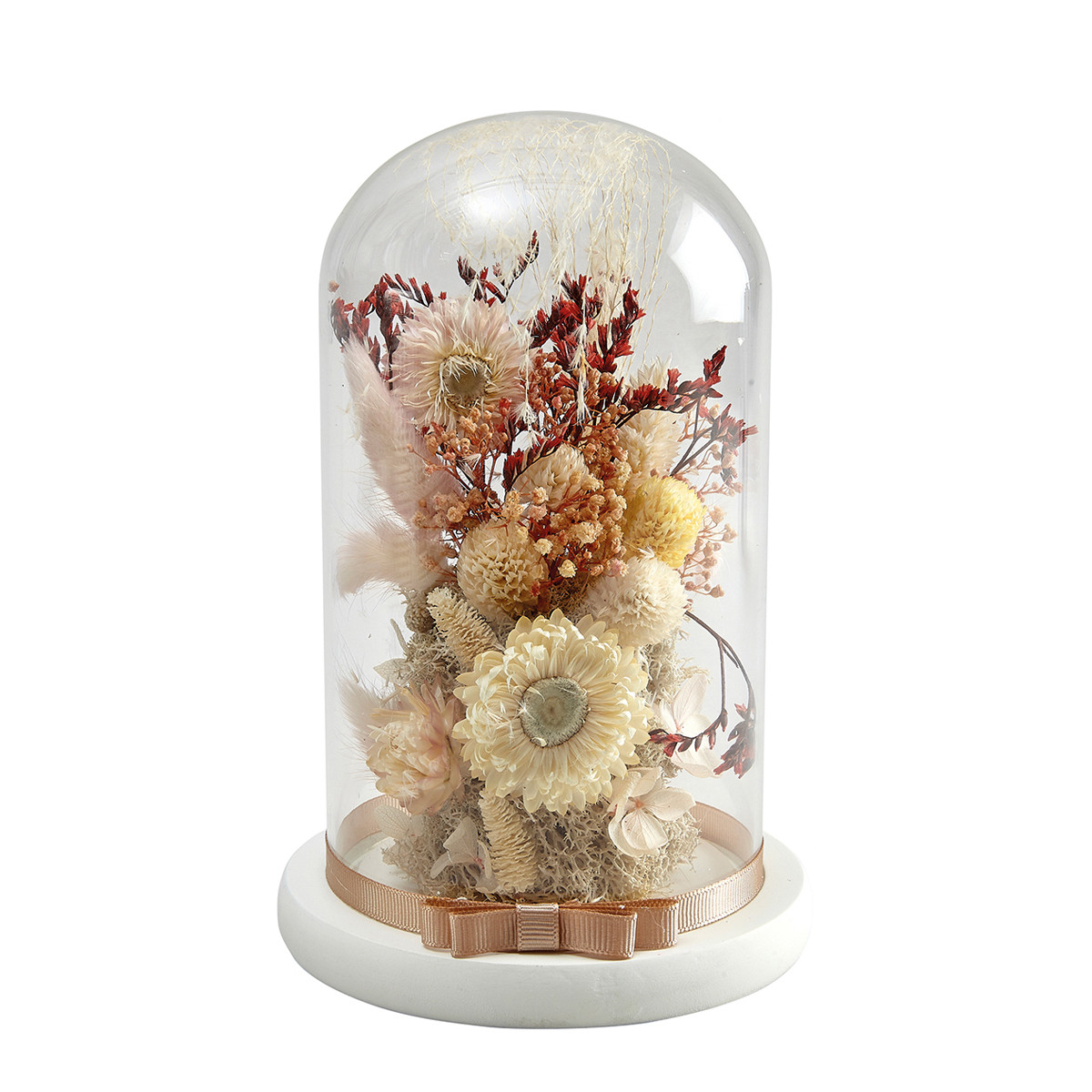 Cloche de fleurs séchées Cabinet des Merveilles - Moyen modèle | Mathilde M
