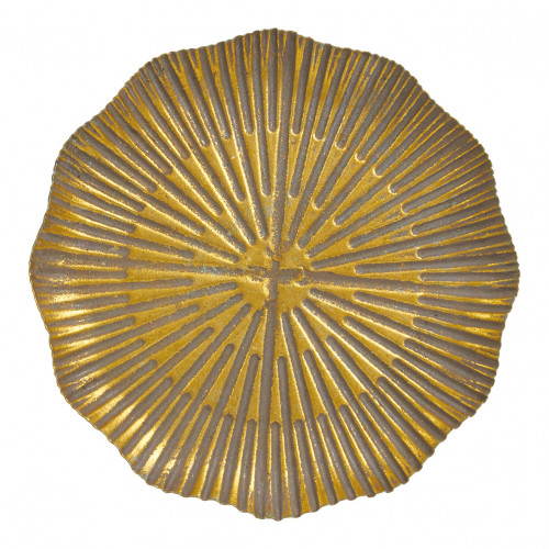 Golden Pedestal Tray