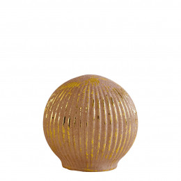 Mercury-coated light ball pink and gold - Medium size