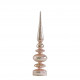 Pink mercury glass luminous ornament - Small model