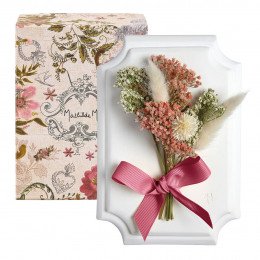 Petit bouquet mural Cabinet des Merveilles blanc