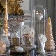 Pink mercury glass luminous ornament - Small model